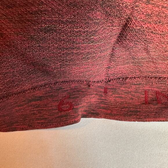 Lululemon Maroon Long Sleeve Swiftly Tech Shirt Size 6 - Picture 11 of 12